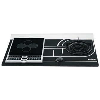 Bếp âm kết hợp Ga, Điện từ Rinnai RVB-combi(F)