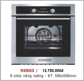Lò nướng Âm tủ Romatek ROB03